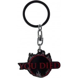 Dark Souls "You Died" Keychain