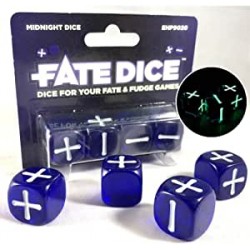 Fate Dice - Midnight Dice