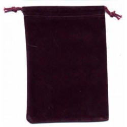 Small Burgundy Suede cloth...