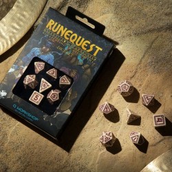 RuneQuest Beige & burgundy...