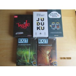 Lot De 5 Jeux D'Ambiance